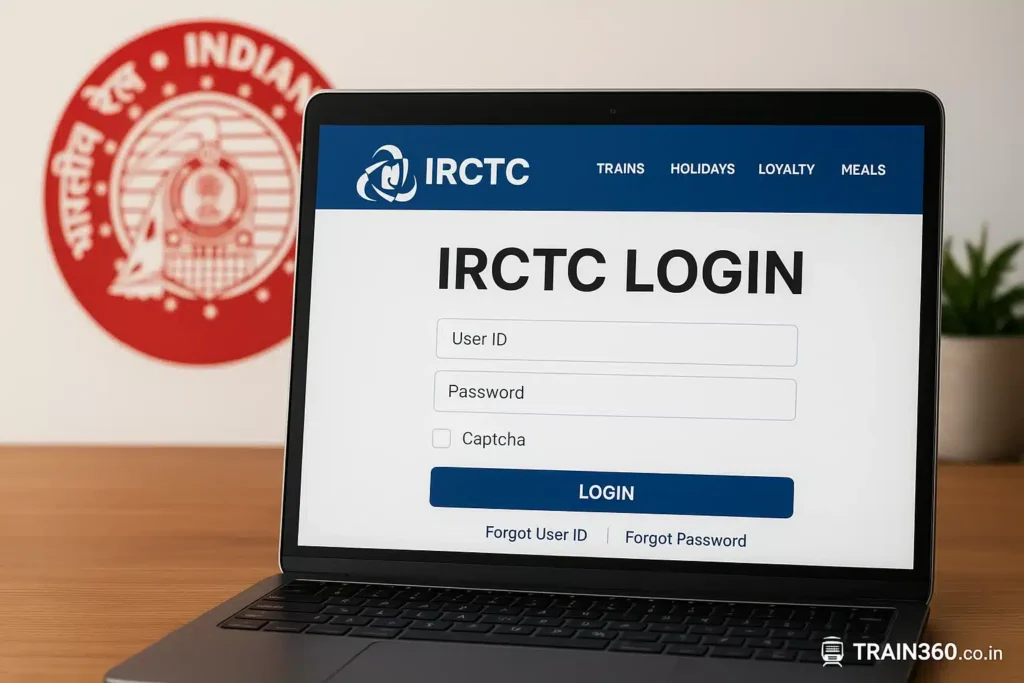 IRCTC log in