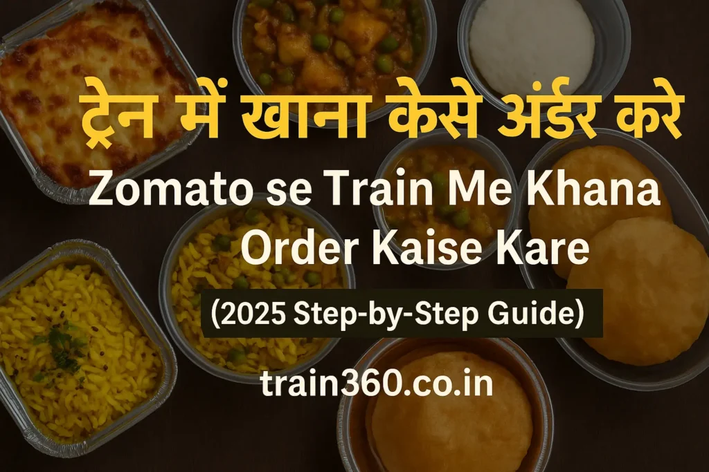 Train me khana order kaise kare